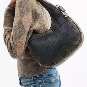 Coachtopia Alter/Ego Crescent Shoulder Bag In Checkerboard